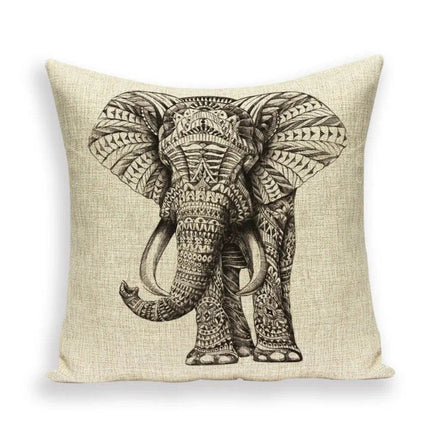 Indian Moroccan Elephant Animal Pillows Decor - Mad Fly Essentials