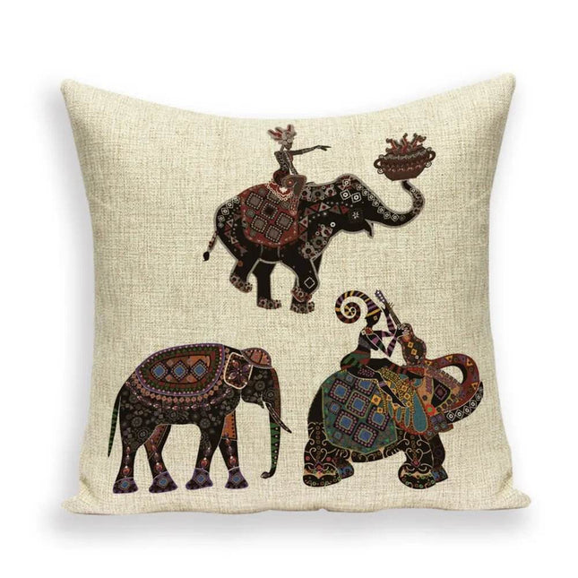 Indian Moroccan Elephant Animal Pillows Decor - Mad Fly Essentials