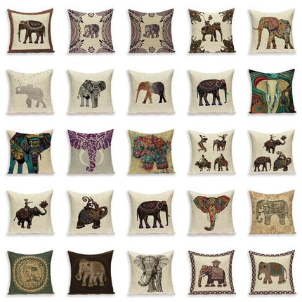 Indian Moroccan Elephant Animal Pillows Decor - Mad Fly Essentials