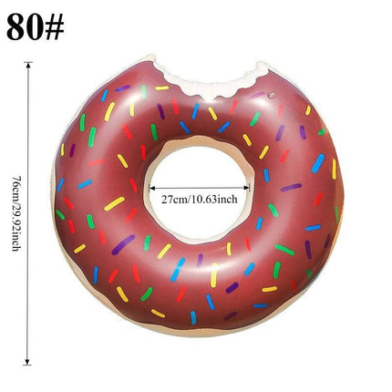 Inflatable Donut Swim Ring Pool Float Home Essentials - Home Essentials - Partigos - Mad Fly Essentials