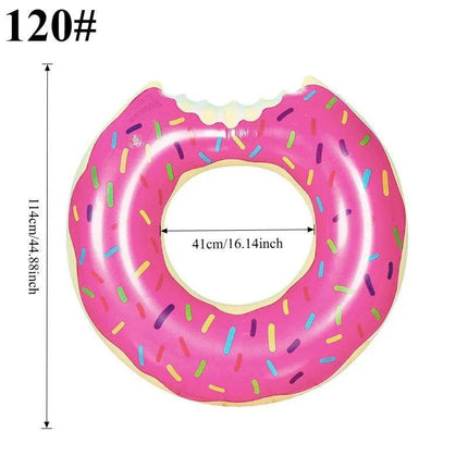 Inflatable Donut Swim Ring Pool Float Home Essentials - Home Essentials - Partigos - Mad Fly Essentials