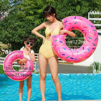 Inflatable Donut Swim Ring Pool Float Home Essentials - Home Essentials - Partigos - Mad Fly Essentials