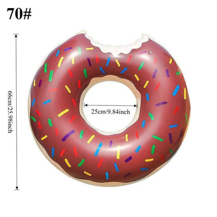 Inflatable Donut Swim Ring Pool Float Home Essentials - Home Essentials - Partigos - Mad Fly Essentials