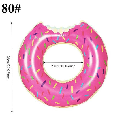 Inflatable Donut Swim Ring Pool Float Home Essentials - Home Essentials - Partigos - Mad Fly Essentials