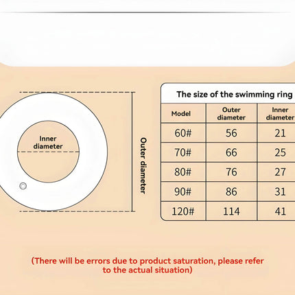 Inflatable Donut Swim Ring Pool Float Home Essentials - Home Essentials - Partigos - Mad Fly Essentials