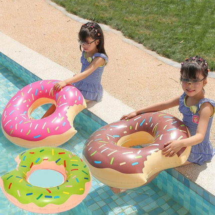 Inflatable Funny Donut Swimming Ring Float - Inflatable - Partigos - Mad Fly Essentials