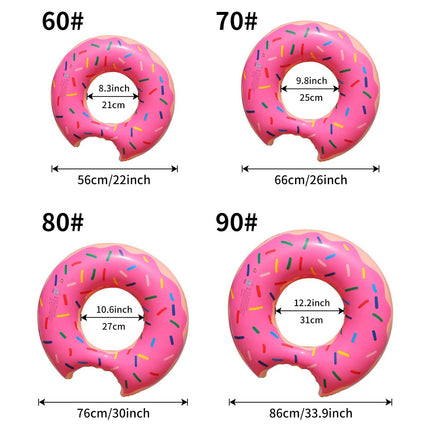 Inflatable Funny Donut Swimming Ring Float - Inflatable - Partigos - Mad Fly Essentials