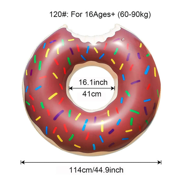Inflatable Funny Donut Swimming Ring Float - Inflatable - Partigos - Mad Fly Essentials