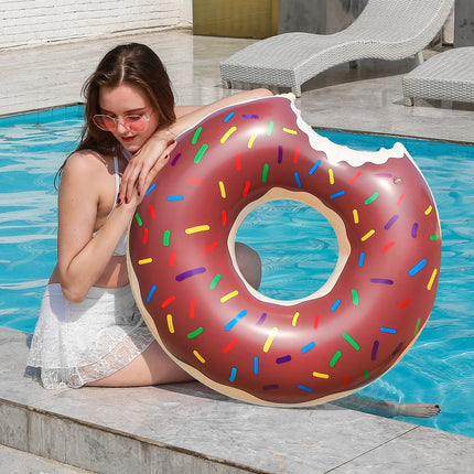 Inflatable Funny Donut Swimming Ring Float - Inflatable - Partigos - Mad Fly Essentials