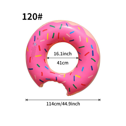 Inflatable Funny Donut Swimming Ring Float - Inflatable - Partigos - Mad Fly Essentials