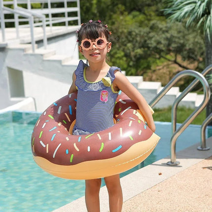 Inflatable Funny Donut Swimming Ring Float - Inflatable - Partigos - Mad Fly Essentials