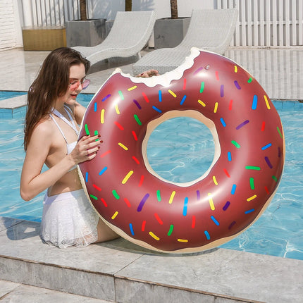 Inflatable Funny Donut Swimming Ring Float - Inflatable - Partigos - Mad Fly Essentials