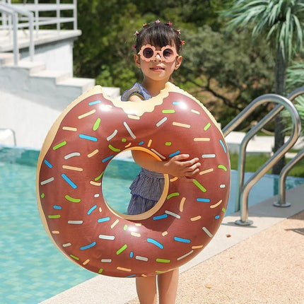 Inflatable Funny Donut Swimming Ring Float - Inflatable - Partigos - Mad Fly Essentials