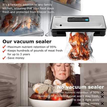 INKBIRDPLUS INK - VS02 Vacuum Sealing Machine Kitchen Essentials - Kitchen Essentials - Inkbird - Mad Fly Essentials