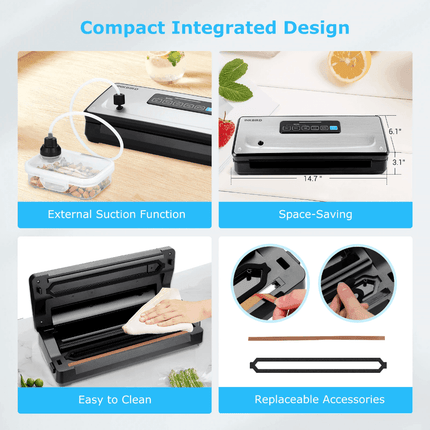 INKBIRDPLUS INK - VS02 Vacuum Sealing Machine Kitchen Essentials - Kitchen Essentials - Inkbird - Mad Fly Essentials