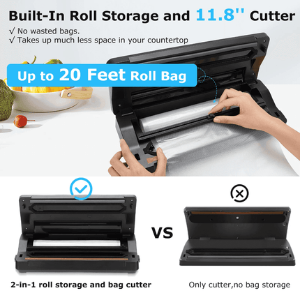 INKBIRDPLUS INK - VS02 Vacuum Sealing Machine Kitchen Essentials - Kitchen Essentials - Inkbird - Mad Fly Essentials