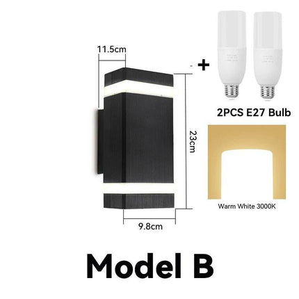 Interior External Waterproof LED Wall Sconce - LED Wall Sconce - CLODE - Mad Fly Essentials