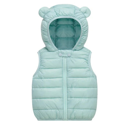 Jacket Baby Boy Warm Down Vest Toddler Kids Hoodies Outerwear - Jacket - M2C - Mad Fly Essentials