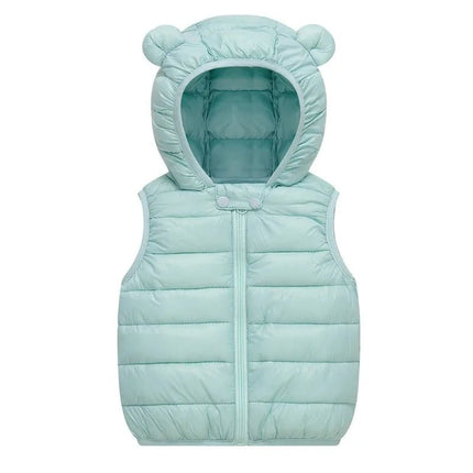 Jacket Baby Boy Warm Down Vest Toddler Kids Hoodies Outerwear - Jacket - M2C - Mad Fly Essentials