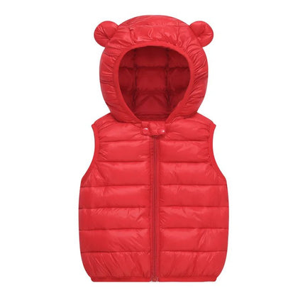 Jacket Baby Boy Warm Down Vest Toddler Kids Hoodies Outerwear - Jacket - M2C - Mad Fly Essentials