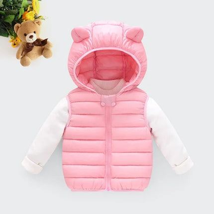 Jacket Baby Boy Warm Down Vest Toddler Kids Hoodies Outerwear - Jacket - M2C - Mad Fly Essentials