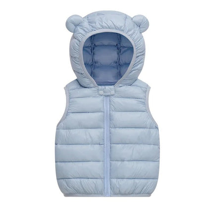 Jacket Baby Boy Warm Down Vest Toddler Kids Hoodies Outerwear - Jacket - M2C - Mad Fly Essentials