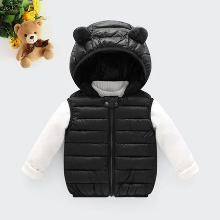 Jacket Baby Boy Warm Down Vest Toddler Kids Hoodies Outerwear - Jacket - M2C - Mad Fly Essentials