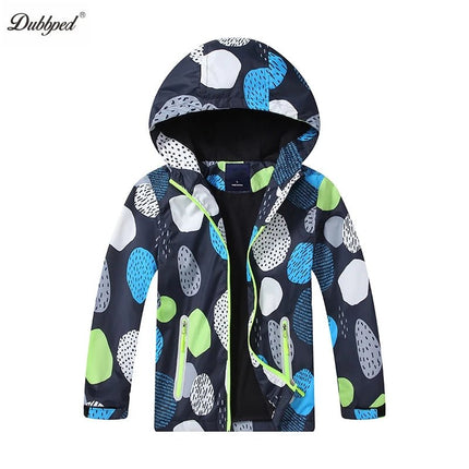 Jacket Baby Boys 3 - 12Y Graffiti Waterproof Polar Fleece Outerwear - Jacket - SGSKIDS - Mad Fly Essentials