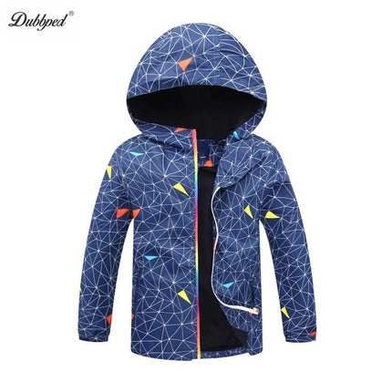 Jacket Baby Boys 3 - 12Y Graffiti Waterproof Polar Fleece Outerwear - Jacket - SGSKIDS - Mad Fly Essentials