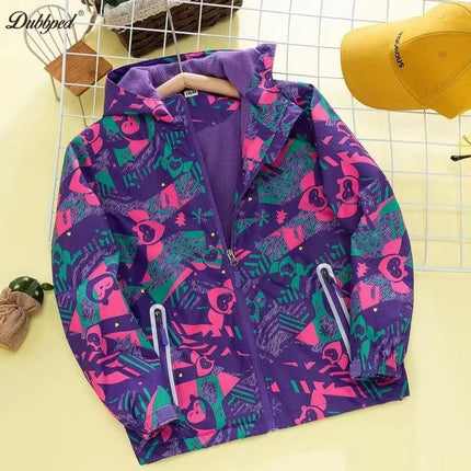 Jacket Baby Boys 3 - 12Y Graffiti Waterproof Polar Fleece Outerwear - Jacket - SGSKIDS - Mad Fly Essentials