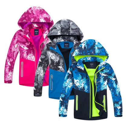 Jacket Boy Kids Waterproof Detachable Hood Fleece Zip Jacket - Jacket - TOP&SKY KIDS - Mad Fly Essentials