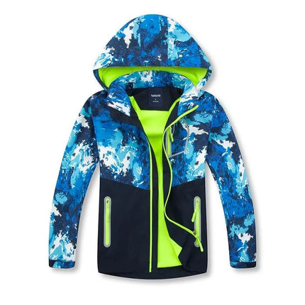 Jacket Boy Kids Waterproof Detachable Hood Fleece Zip Jacket - Jacket - TOP&SKY KIDS - Mad Fly Essentials
