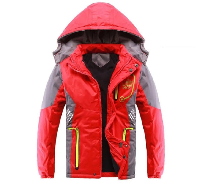 Jacket Boy Winter Blue Fleece Detachable Hood Outerwear - Jacket - TOP&SKY KIDS - Mad Fly Essentials