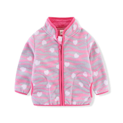 Jacket Girl Heart Zipper Autumn Casual Outerwear - Jacket - VIKITA - Mad Fly Essentials