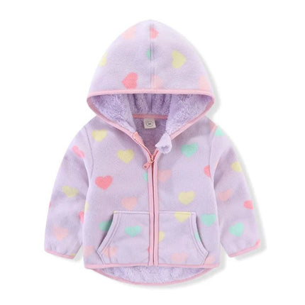 Jacket Girl Heart Zipper Autumn Casual Outerwear - Jacket - VIKITA - Mad Fly Essentials