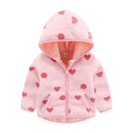Jacket Girl Heart Zipper Autumn Casual Outerwear - Jacket - VIKITA - Mad Fly Essentials