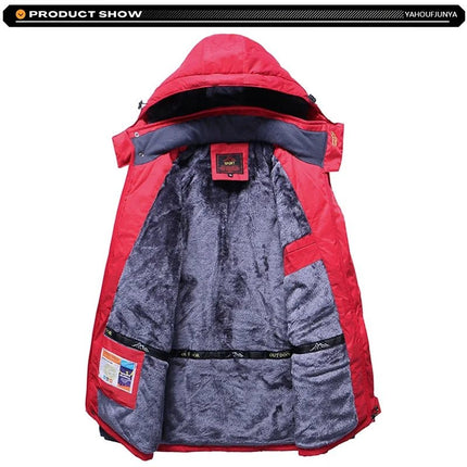 Jacket Men Waterproof Skiing Windbreaker Fleece Winter Outerwear - Jacket - MANTORS - Mad Fly Essentials