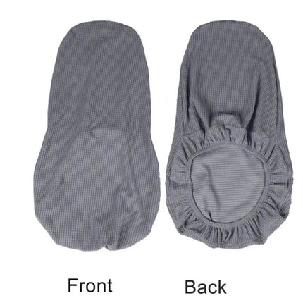 Jacquard Solid Bar Chair Cover Short Slipcover - Slipcover - WhiteRain - Mad Fly Essentials