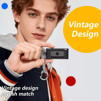 Keychain Digital LED Screen DC-01 Retro Camera - Keychain - Thebse - Mad Fly Essentials