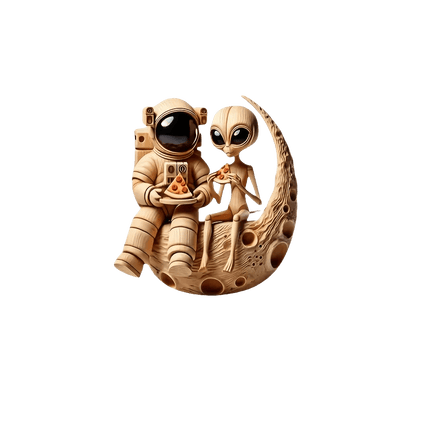 Keychain Green Alien 2D Science Fiction Car Pendant - Keychain - KINGONEDOM - Mad Fly Essentials