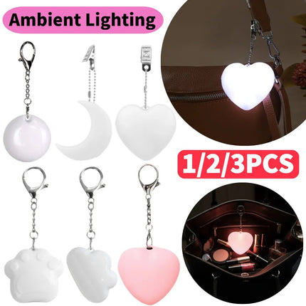 Keychain LED USB Heart - Shaped Night Light - Keychain - Reave Cat - Mad Fly Essentials
