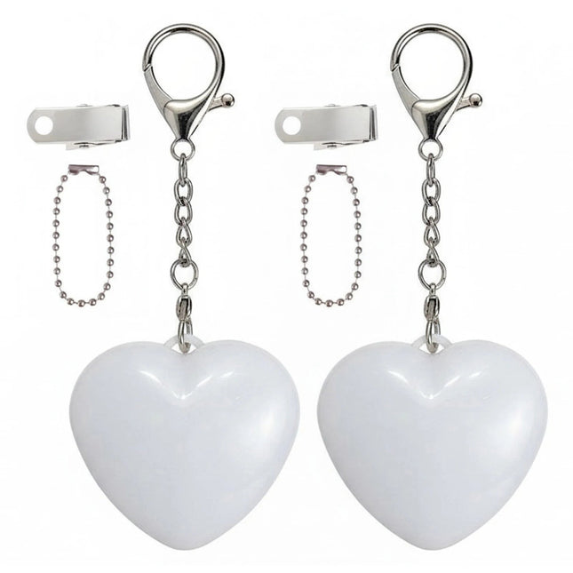 Keychain LED USB Heart - Shaped Night Light - Keychain - Reave Cat - Mad Fly Essentials