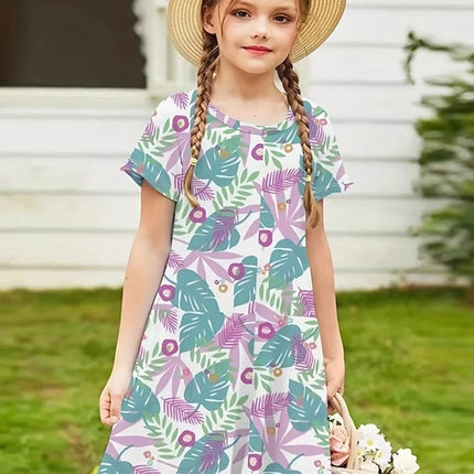 Kids 3 - 14Y 3D Butterfly Short Girl Party Dress - Party Dress - Bibihou - Mad Fly Essentials