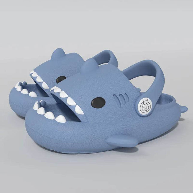 Kids Baby Girl Rainbow Shark Slippers - Slippers - Lorilury - Mad Fly Essentials