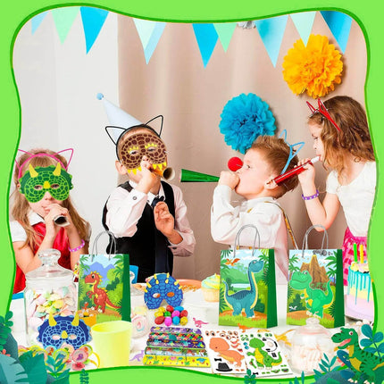 Party Essentials Supply Kit Kids Birthday Dinosaur 96pcs Party Favors - Party Favors - Party Essentials - Mad Fly Essentials