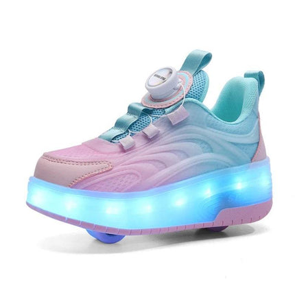 Boy Rock Roller Casual Sneakers Kids LED Shoes - Kids LED Shoes - TFanJump - Mad Fly Essentials