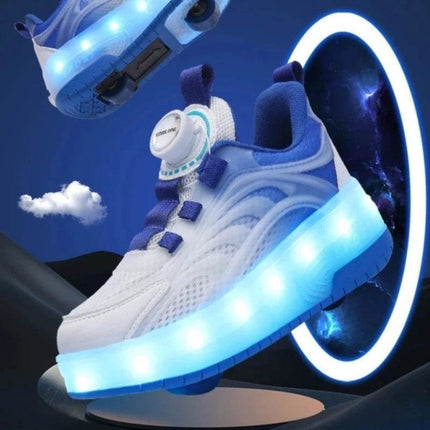 Boy Rock Roller Sneakers Kids LED Shoes - Mad Fly Essentials