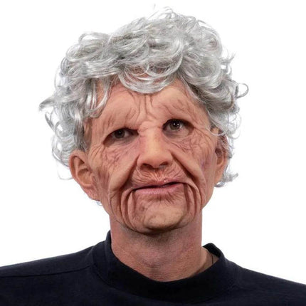 Kids Boys Funny Old Granny Grampa Costume Mask - Costume Mask - FCCEMC - Mad Fly Essentials