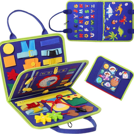 Kids Busy Book Sensory Montessori Early Learning Toys - Early Learning Toys - Mad Fly Essentials - Mad Fly Essentials