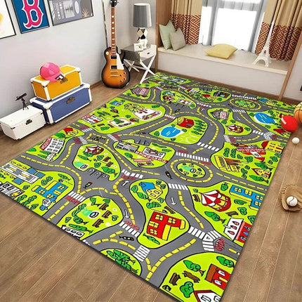 Kids Cartoon Playmat Traffic System Learning Activity Toys - Activity Toys - Kid Essentials - Mad Fly Essentials